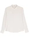 Antonelli Crepe-texture Shirt In Nude & Neutrals