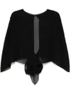 Antonelli Christian Cape In Black