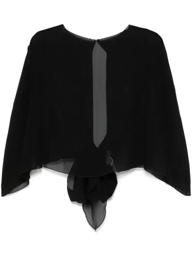 Antonelli Christian Cape In Black