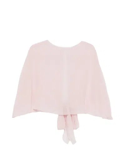 Antonelli Christian Tie-knot Cape In Pink