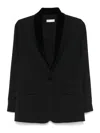 Antonelli Shawl-lapel Single-breasted Blazer In Black