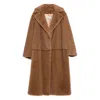 Antonelli Brown Tailored Coat With Structured Fit In Brown