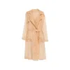 Antonelli Belted Coat In Neutral