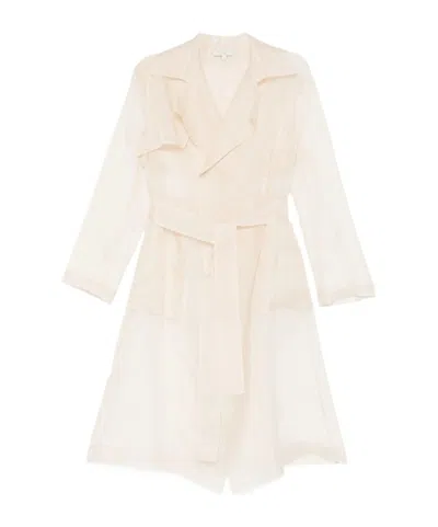 ANTONELLI COLLAR-BUTTONED BELTED TRENCH COAT