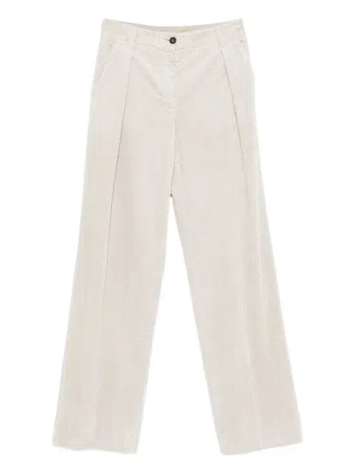 Antonelli Corduroy Trousers In Neutral