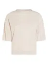 Antonelli Round Neck Short Sleeve T-shirt In Neutral