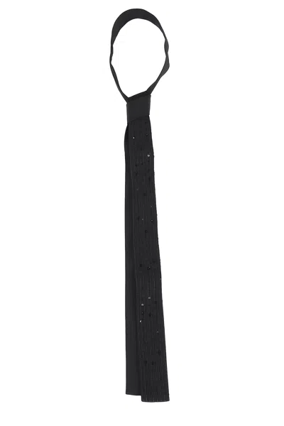 Antonelli Cravatta Zucca In Black