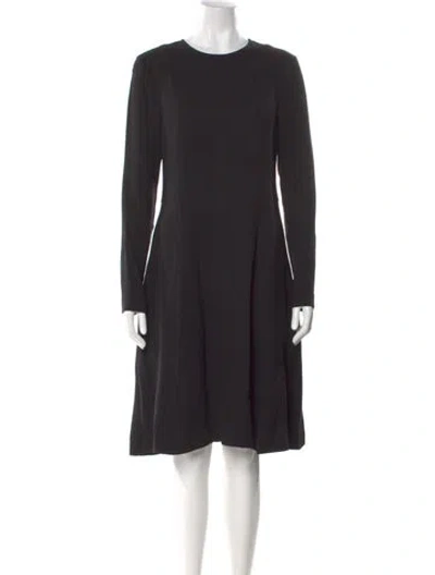 Pre-owned Antonelli Crew Neck Knee-length Dress W/ Tags In Black