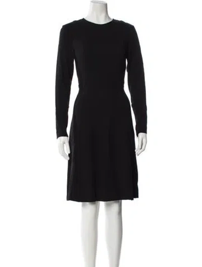 Pre-owned Antonelli Crew Neck Knee-length Dress W/ Tags In Gray