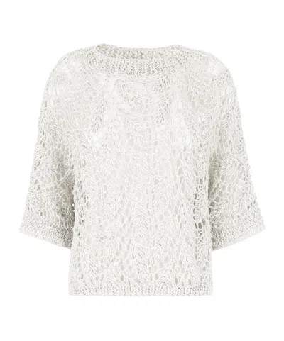 ANTONELLI CREW-NECK KNITTED TOP