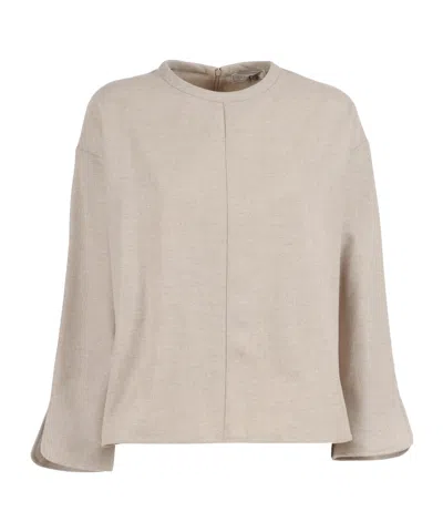 ANTONELLI CREW NECK LONG SLEEVE BLOUSE