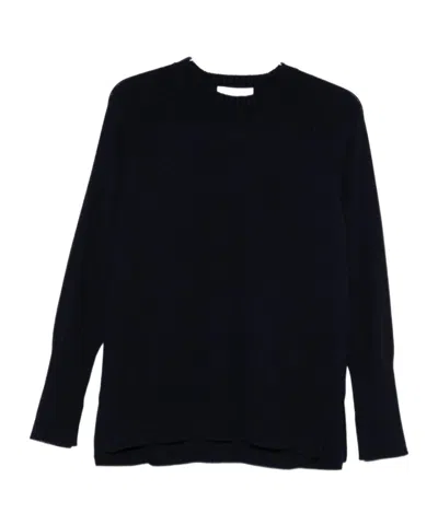 Antonelli Crew Neck Long-sleeved Sweater In Black