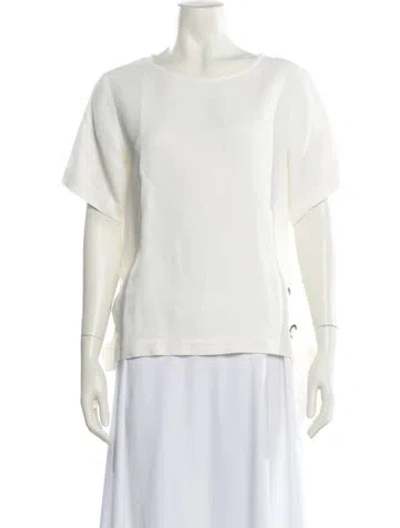 Pre-owned Antonelli Crew Neck Short Sleeve T-shirt In White