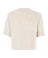 Antonelli Crew Neck Short-sleeved Sweater In White