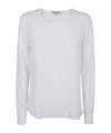 Antonelli Crew-neck Silk T-shirt In Gray