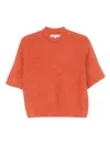 Antonelli Crew Neck Sweater In Orange
