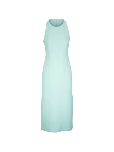 Antonelli Crew-neck Midi Dress In Blue