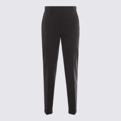 ANTONELLI ANTONELLI DARK BLUE COTTON PANTS
