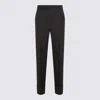 Antonelli Dark Brown Wool Pomino Pants In Brown