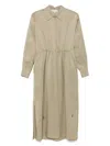 Antonelli Desert Sage Green London Maxi Dress