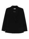 Antonelli Double-breasted Jacket In Black