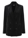 Antonelli Double-breasted Suit Jacket In Black