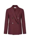 Antonelli Double-breasted Blazer In Red