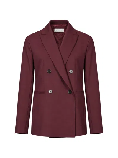 Antonelli Double-breasted Blazer In Red