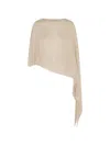 Antonelli Drape Blouse In Brown