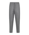 Antonelli Grey Wool Taralluccio Pants In Gray