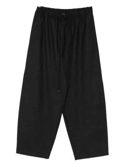 Antonelli Drawstring Trousers In Black