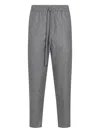 Antonelli Grey Wool Taralluccio Pants In Gray