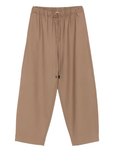 ANTONELLI DRAWSTRING-WAIST TROUSERS