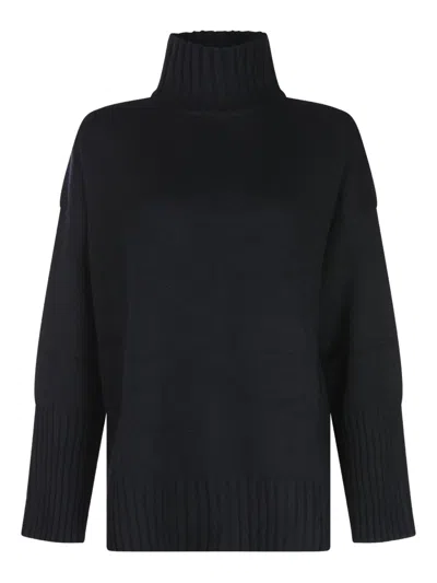 Antonelli Drop-shoulder Sweater In Black