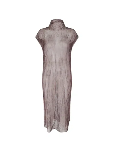 Antonelli Echinacea Midi Dress In Brown