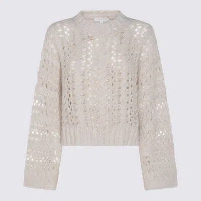 ANTONELLI ANTONELLI ECRU WOOL SEVERINA KNITWEAR