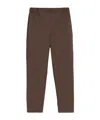 Antonelli Elastic Pleated Casual Pants In Brown