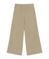 Antonelli Elastic Pleated Casual Pants In Brown