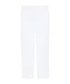 Antonelli Elastic Waist Casual Pants In White