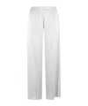 Antonelli Elastic-waist Straight Trousers In White