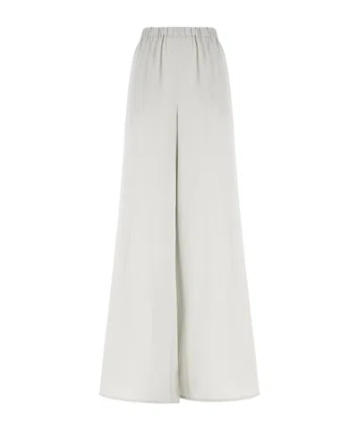 Antonelli Elastic Waist Casual Pants In White