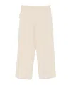 Antonelli Elastic Waist Casual Pants In Neutral