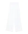 Antonelli Elastic Waist Casual Pants In White