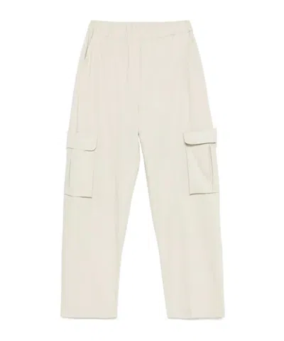 Antonelli Elastic Waist Casual Trousers In Neutral