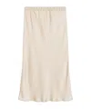Antonelli Firenze Elastic Waist Skirt In Neutral