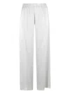 Antonelli Elastic-waist Straight Trousers In White