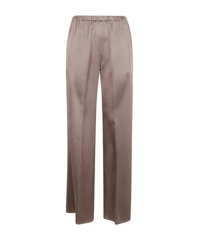 Antonelli Elastic-waist Trousers In Brown