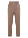 Antonelli Trousers Light And Natural In Brown