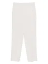 Antonelli Elastic-waist Trousers In White