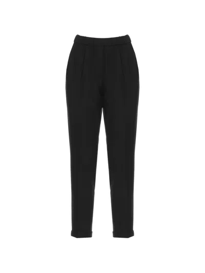 Antonelli Elasticated Trousers In Black